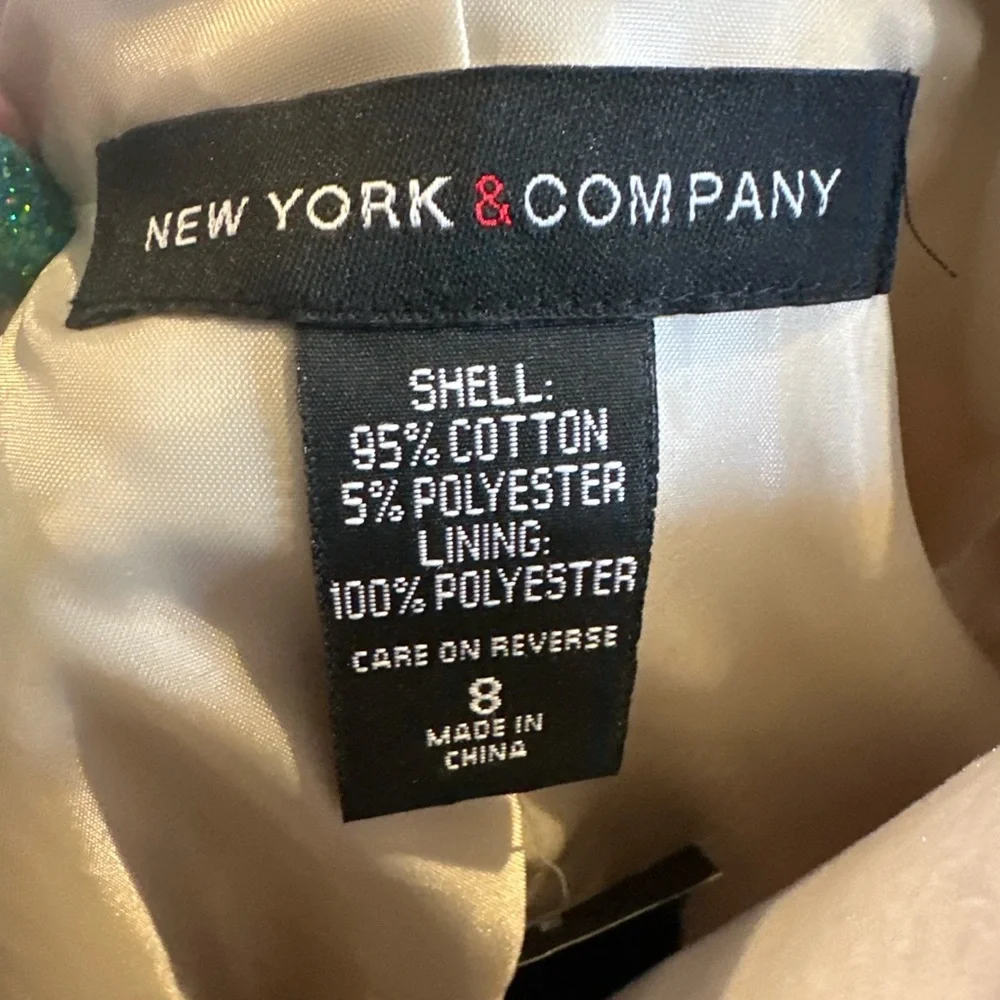 New York & Company cream skirt